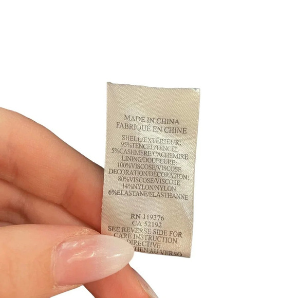 Helmut Lang Celeste Drape Front Shell Tank Top Blue / Black Size Small - Picture 8 of 9